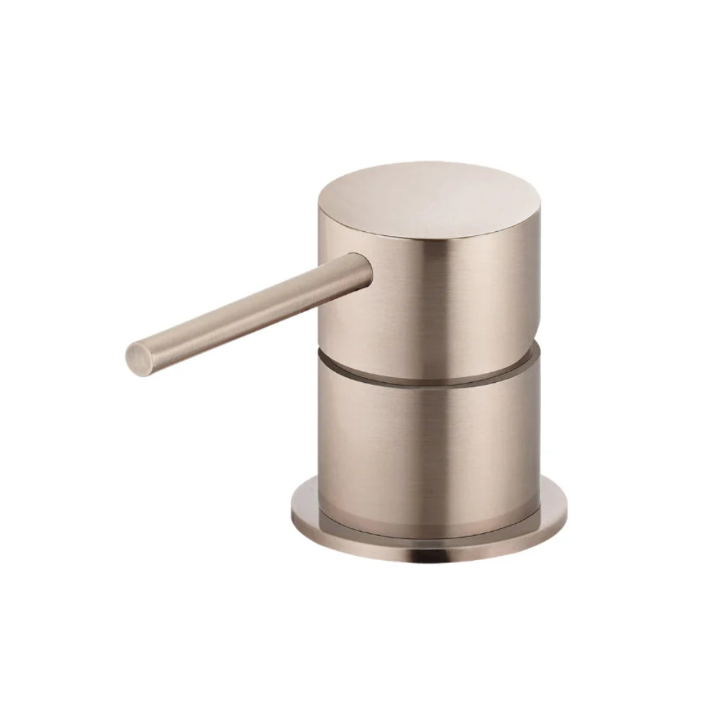 Meir Round Deck Mounted Mixer - Champagne MW12-CH - The Blue Space