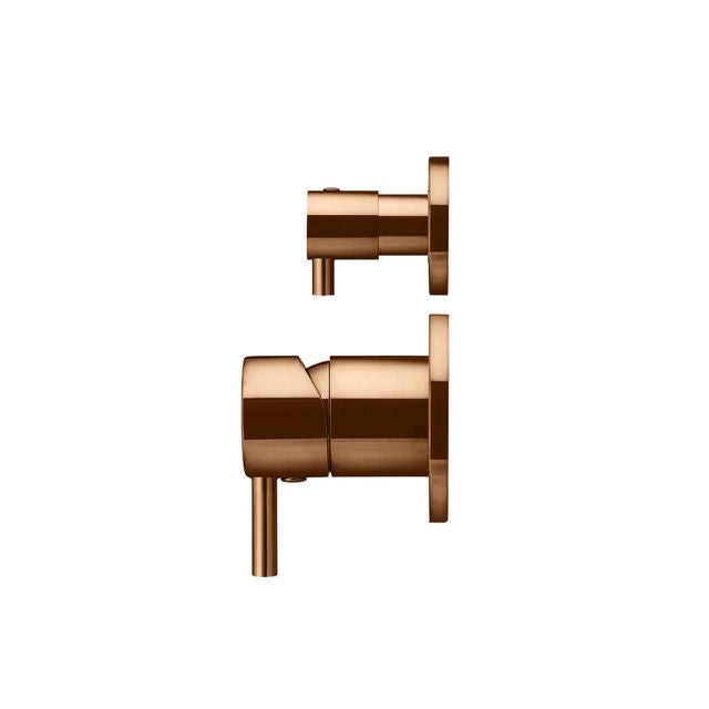 Side Meir Round Diverter Mixer Lustre Bronze Trim Kit MW07TS-FIN-PVDBZ - The Blue Space