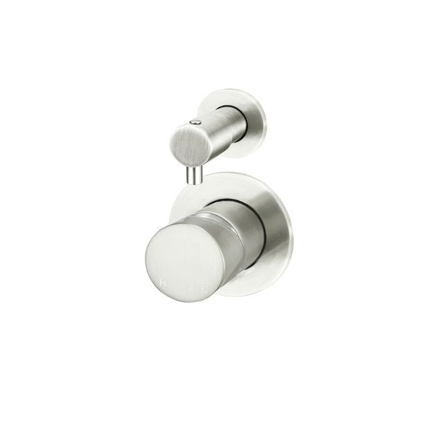 Angle Meir Round Diverter Mixer Pinless Handle Brushed Nickel Trim Kit MW07TSPN-FIN-PVDBN - The Blue Space