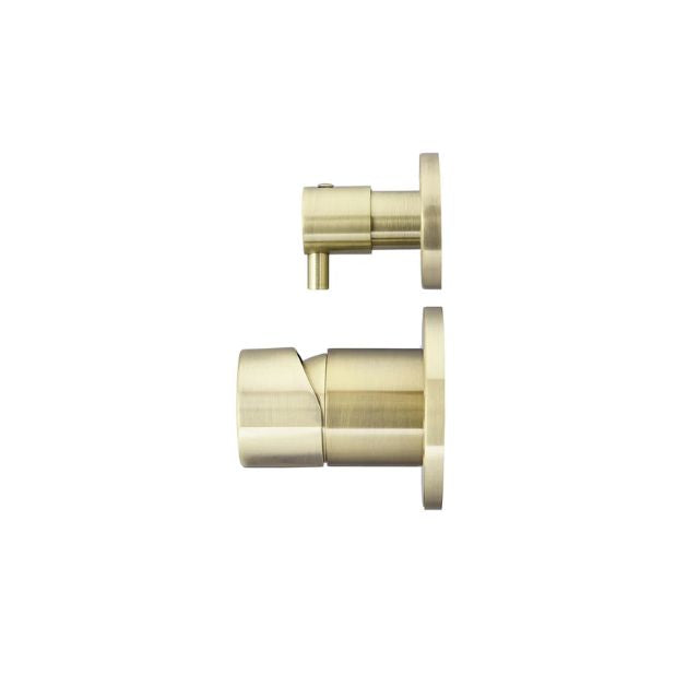 Side Meir Round Diverter Mixer Pinless Handle Tiger Bronze Trim Kit MW07TSPN-FIN-PVDBB - The Blue Space