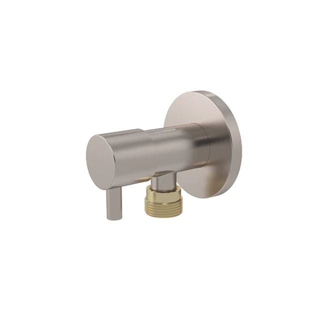Meir Round Mini Stop Cistern Tap Champagne MP11PN-CH - The Blue Space
