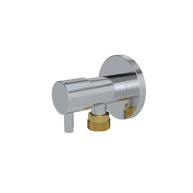 Meir Round Mini Stop Cistern Tap Polished Chrome