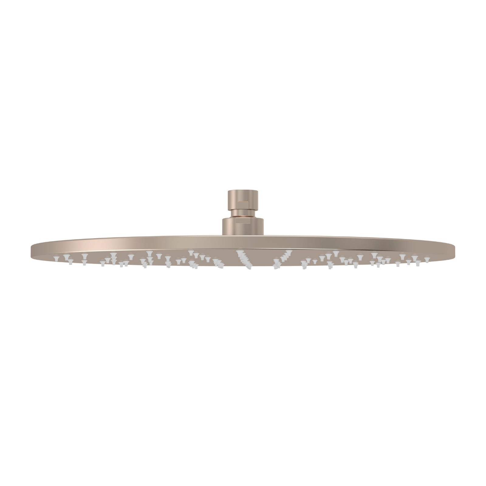 Front 1 Meir Round Shower Rose 300mm Champagne MH06N-CH - The Blue Space