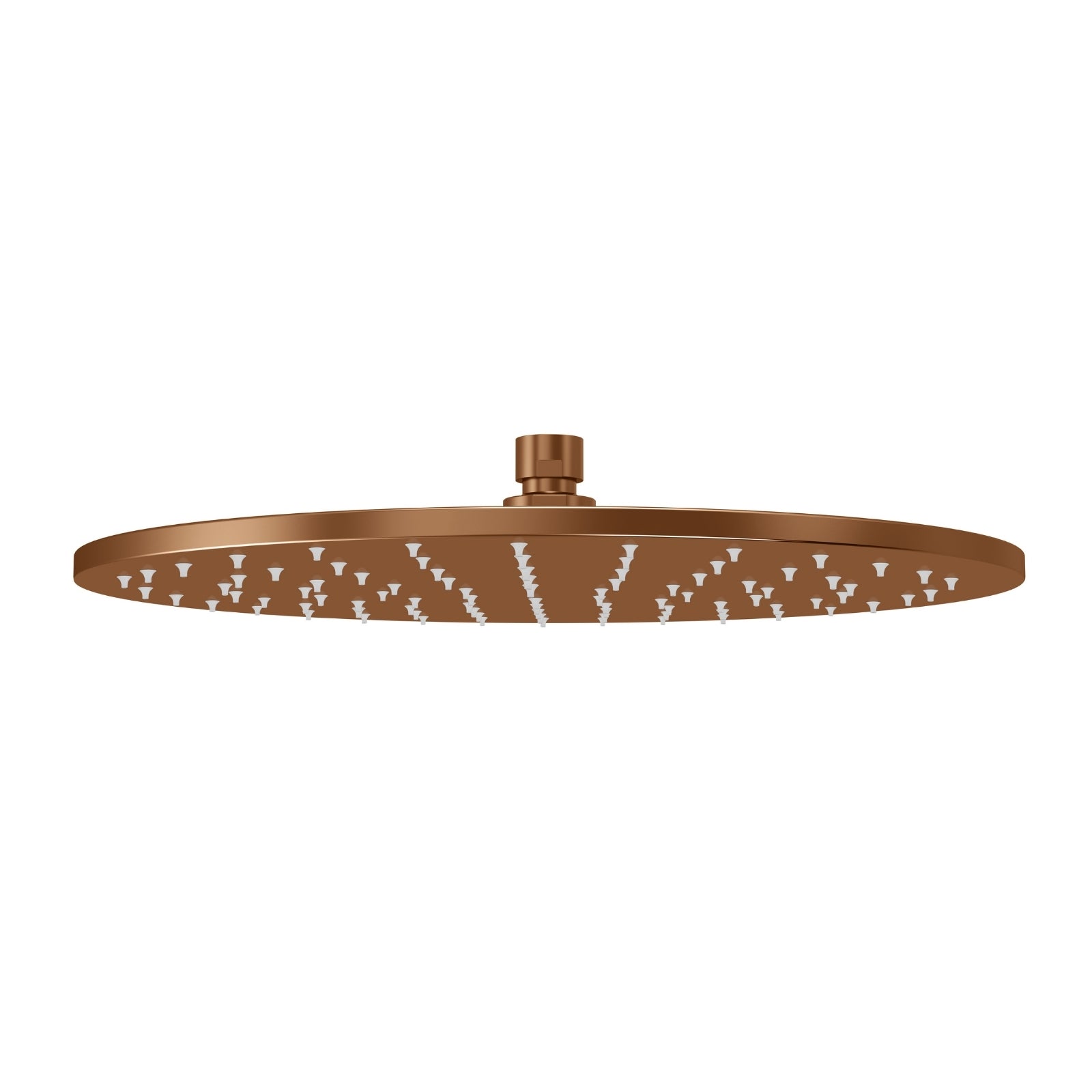 Front 1 Meir Round Shower Rose 300mm Lustre Bronze MH06N-PVDBZ - The Blue Space