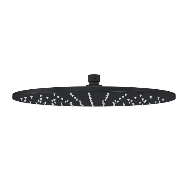 Meir Round Shower Rose 300mm Matte Black