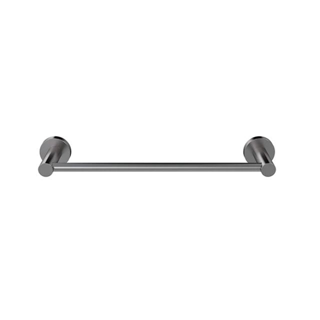 Front Meir Round Single Towel Rail 300mm Shadow MR01-SR30-PVDGM - The Blue Space