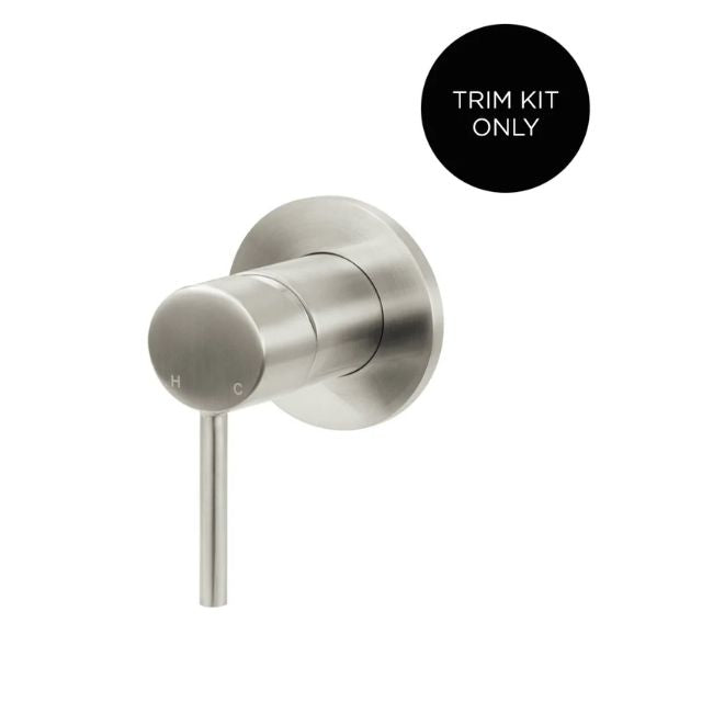Meir Round Wall Mixer Brushed Nickel Trim Kit MW03-FIN-PVDBN - The Blue Space