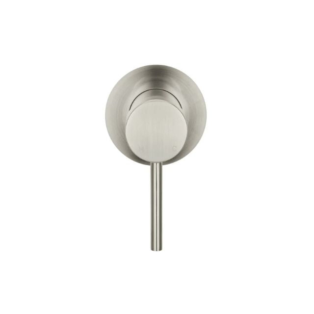 Front 1 Meir Round Wall Mixer Brushed Nickel Trim Kit MW03-FIN-PVDBN - The Blue Space