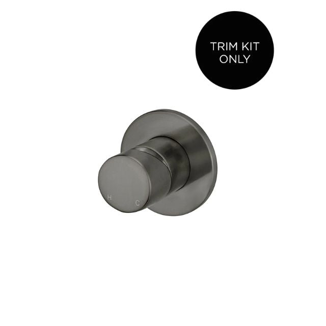 Meir Round Wall Mixer Pinless Handle Shadow Trim Kit MW03PN-FIN-PVDGM - The Blue Space