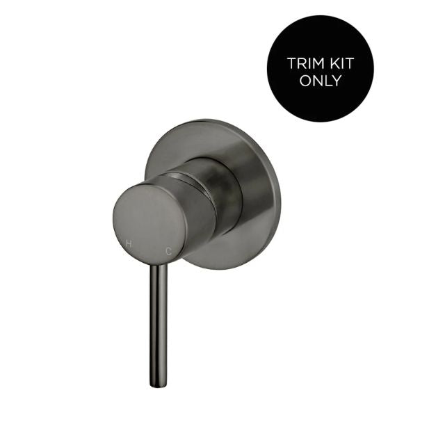 Meir Round Wall Mixer Shadow Trim Kit MW03-FIN-PVDGM - The Blue Space