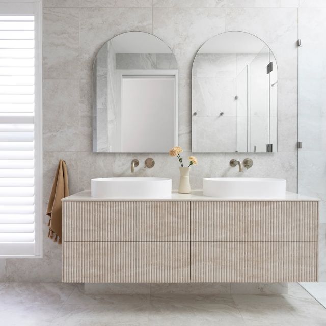 Lifestyle 1 Meir Round Wall Mixer Short Pin Lever Brushed Nickel Trim Kit MW03S-FIN-PVDBN - The Blue Space