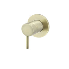 Angle Meir Round Wall Mixer Short Pin Lever Tiger Bronze Trim Kit MW03S-FIN-PVDBB - The Blue Space