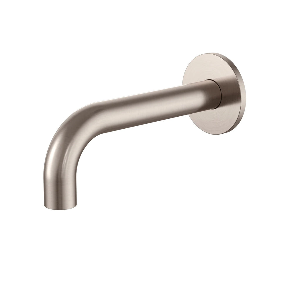 Meir Universal Round Curved Spout 170mm - Champagne