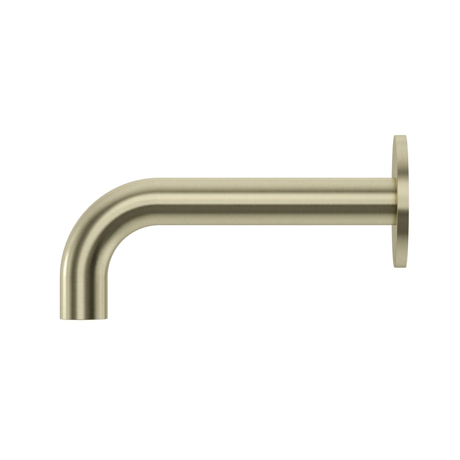 Side Meir Universal Round Curved Spout 170mm - Tiger Bronze MS05-170-PVDBB - The Blue Space