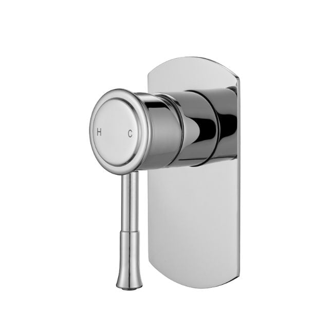 Modern National Montpellier Shower Mixer Chrome - Full Kit MON008-KIT - The Blue Space