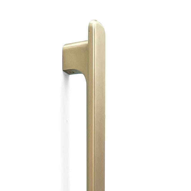 Momo Aspen Entry Pull Handle Brushed Satin Brass ASPEP.BSB - The Blue Space