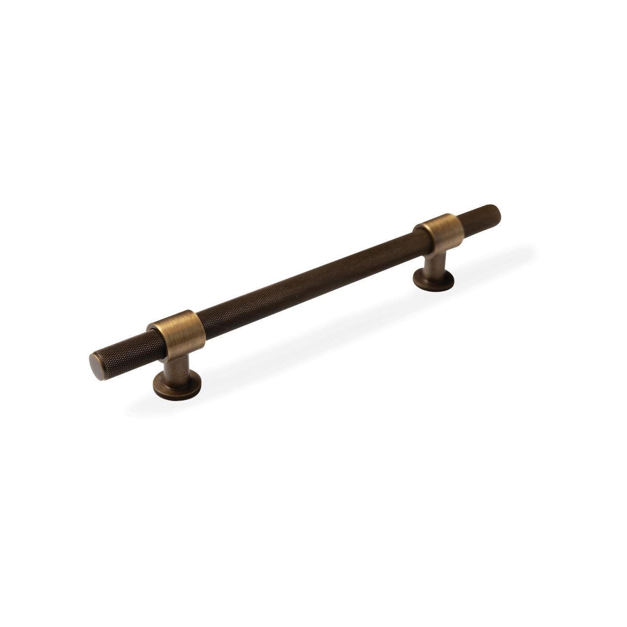 Momo Belgravia Knurled 160mm Solid Brass Bar Pull Bronze BLG160.BNZ - The Blue Space