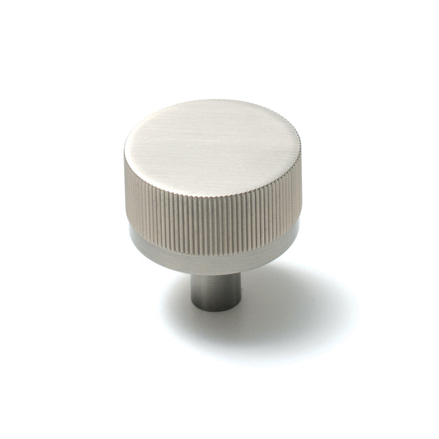 Momo Bellevue 35mm Solid Brass Lined Knob Dull Brushed Nickel BVKLD035.DBR - The Blue Space