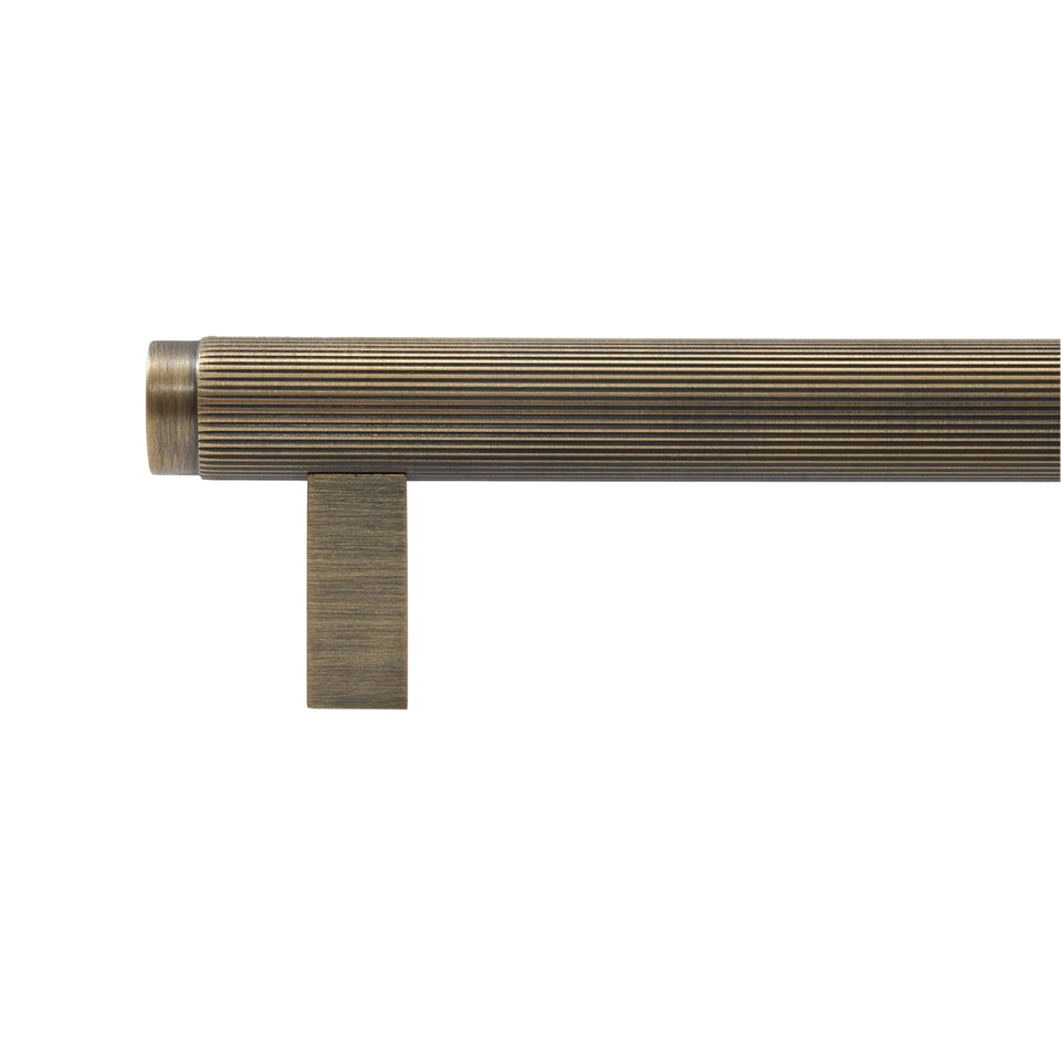 Momo Handles Bellevue Lined Bar Pull Dark Brushed Brass