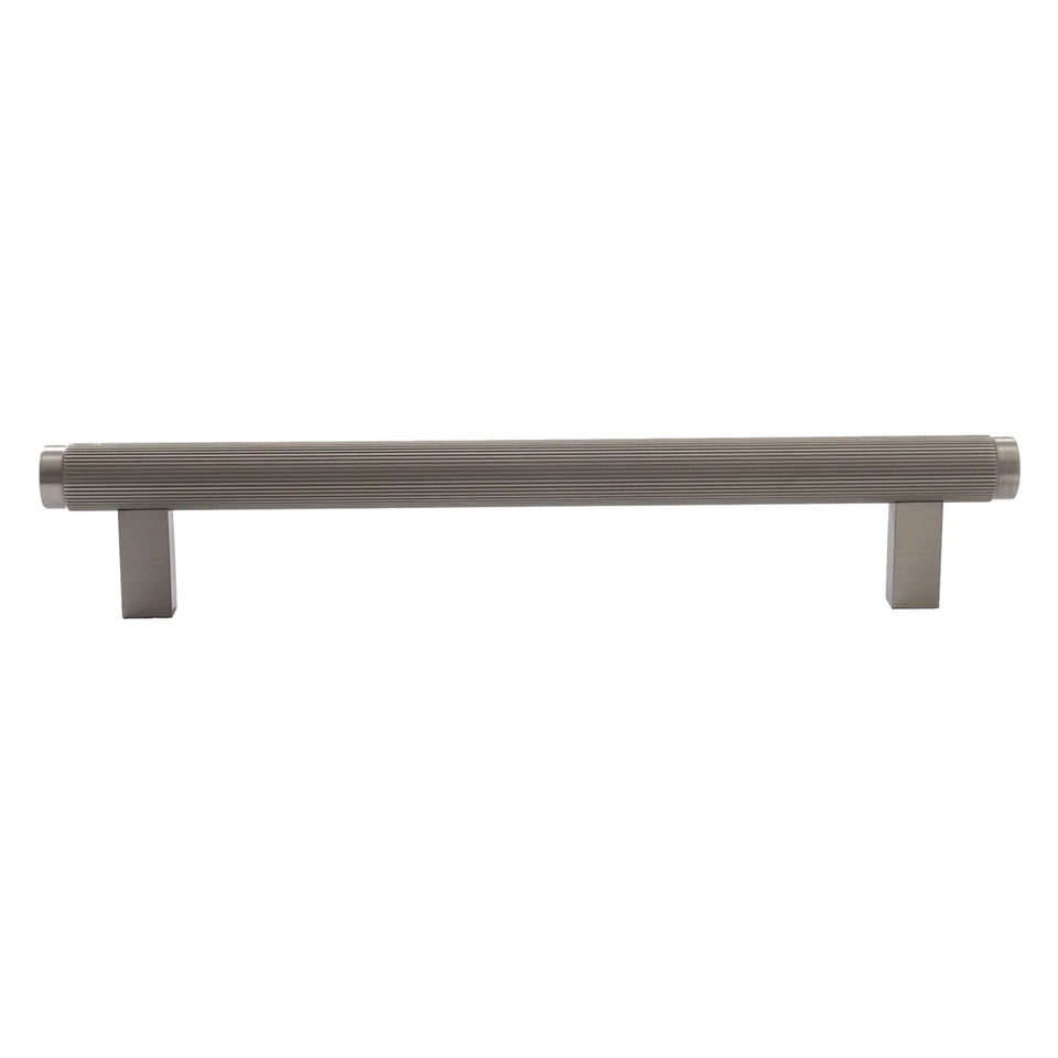Momo Handles Bellevue Lined Bar Pull Dull Brushed Nickel