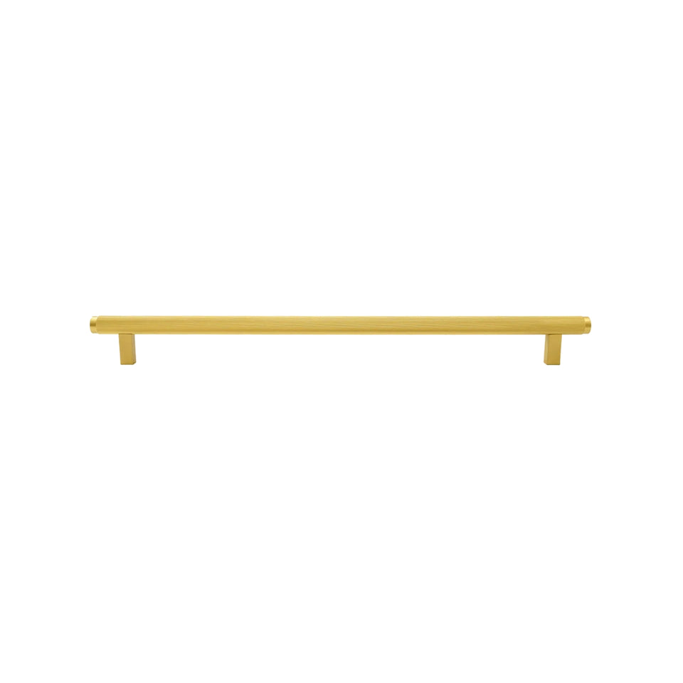 Momo Handles Bellevue Lined Bar Pull Brushed Satin Brass