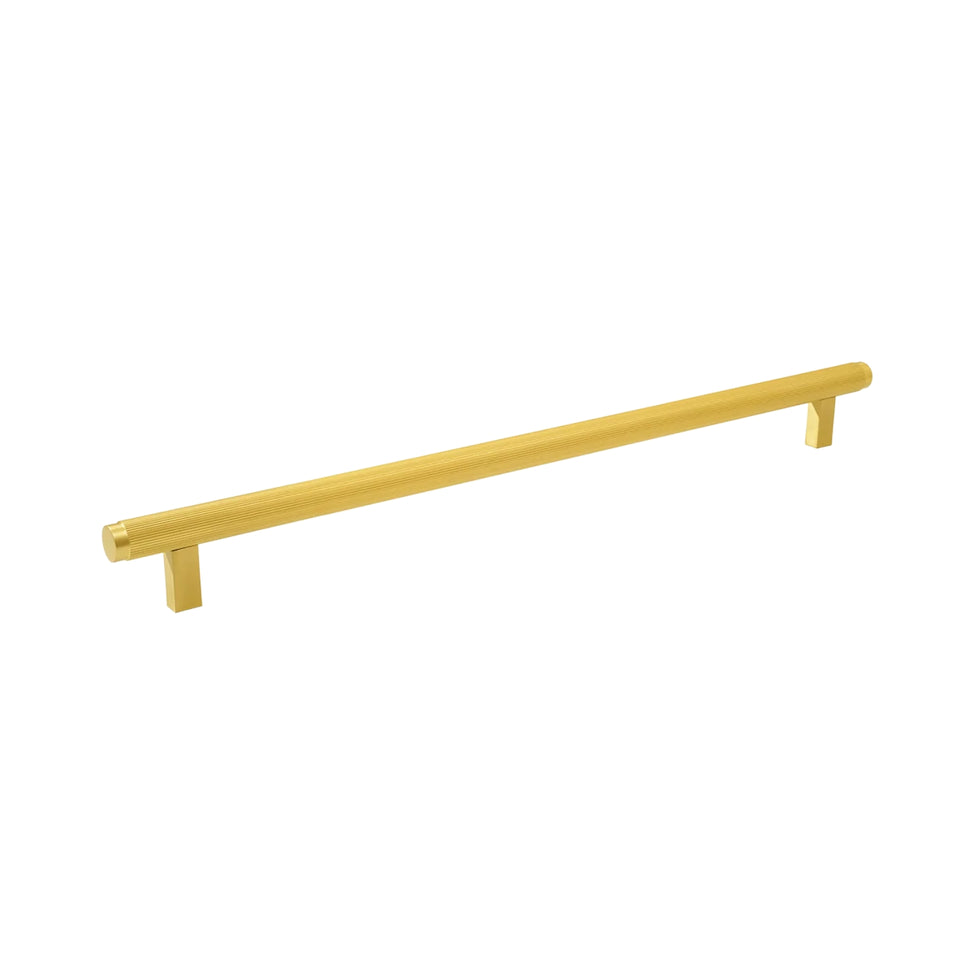 Momo Handles Bellevue Lined Bar Pull Brushed Satin Brass