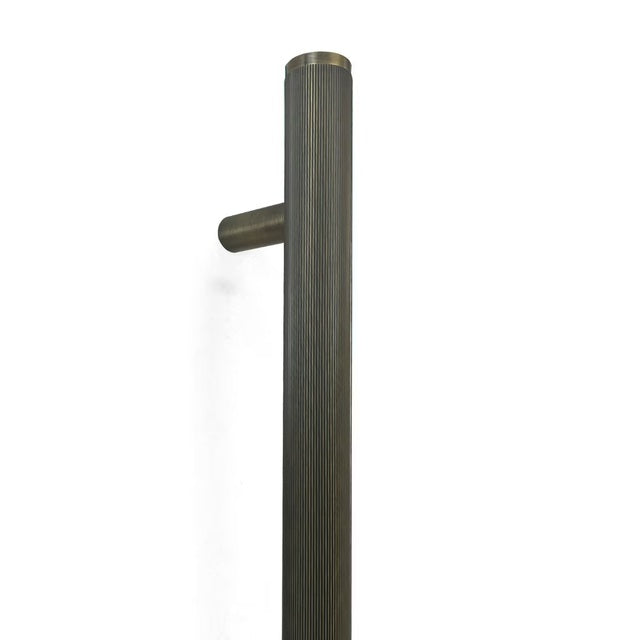 Momo Bellevue Lined Entry Pull Handle Dark Brushed Brass BVEPLD.DBB - The Blue Space