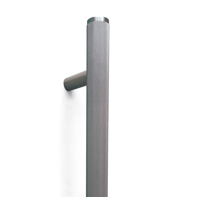Momo Bellevue Lined Door Pull Handle 600mm Dull Brushed Nickel