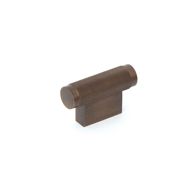 Momo Brighton 50mm Solid Brass Knurled T Knob Bronze BSPKN050.BNZ - The Blue Space