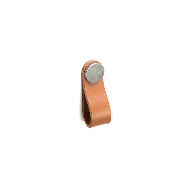 Momo Flexa Leather Pull 70mm Light Tan With Pewter Button F0404.070.LTPW - The Blue Space