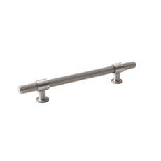 Momo Handles Belgravia 160mm Pull Handle Lined Dull Brushed Nickel BLGLN160.DBR - The Blue Space