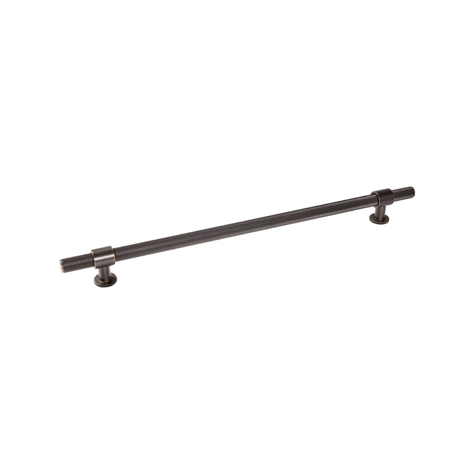 Momo Handles Belgravia 320mm Knurled Pull Handle Dark Bronze BLG320.DKB - The Blue Space