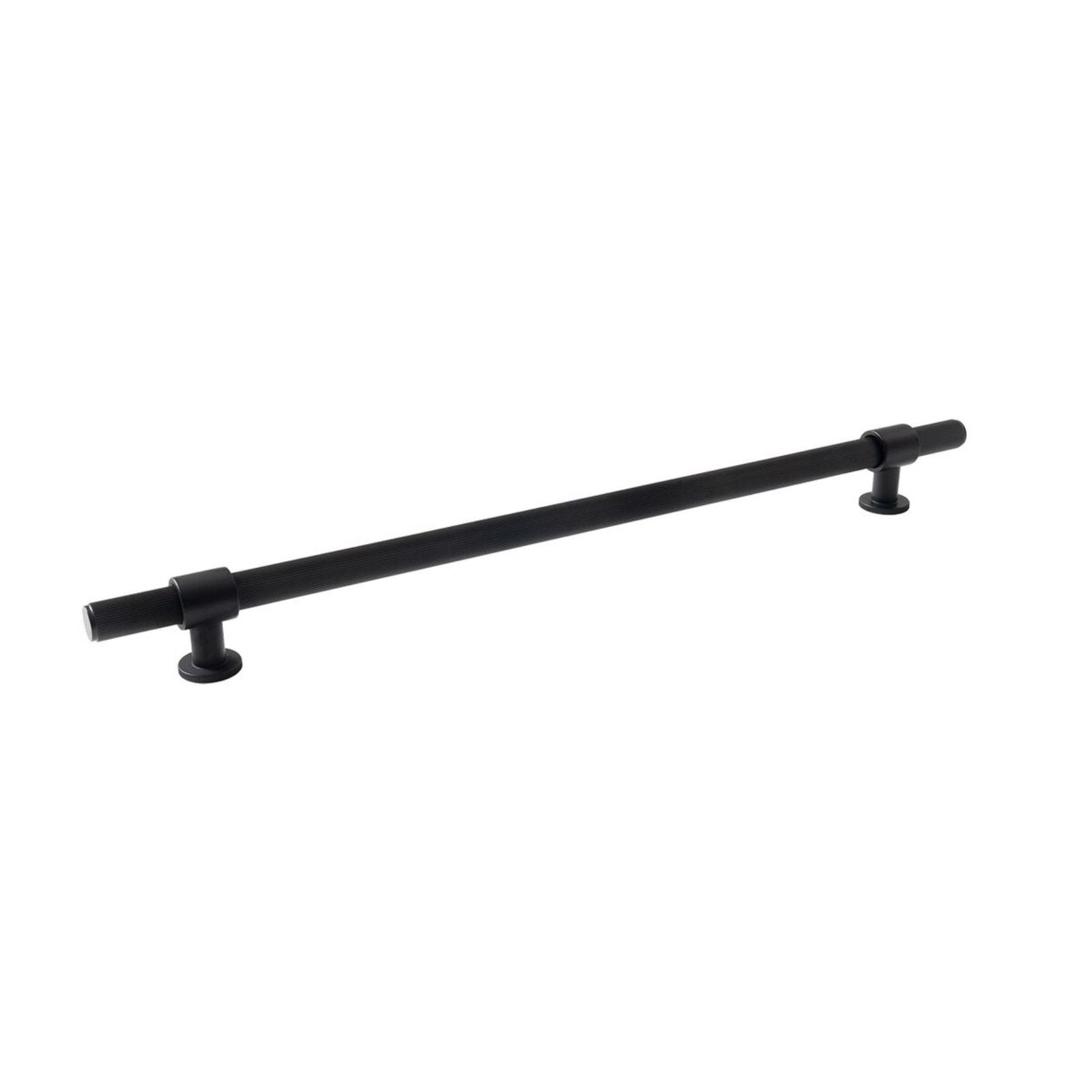 Momo Handles Belgravia 320mm Pull Handle Lined Matte Black BLGLN320.MBL - The Blue Space
