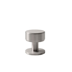 Momo Handles Belgravia 35mm Round Knob Plain Dull Brushed Nickel BLGPL035.DBR - The Blue Space