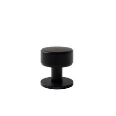 Momo Handles Belgravia 35mm Round Knob Plain Matte Black BLGPL035.MBL - The Blue Space