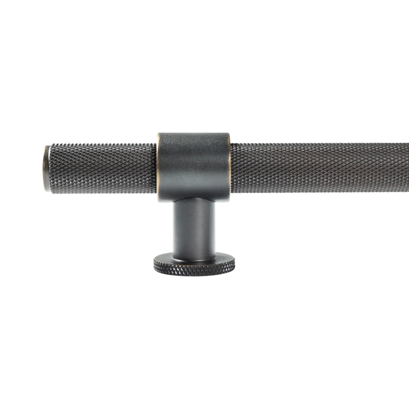 Details Momo Handles Belgravia Knurled Pull Handle Dark Bronze BLG320.DKB - The Blue Space