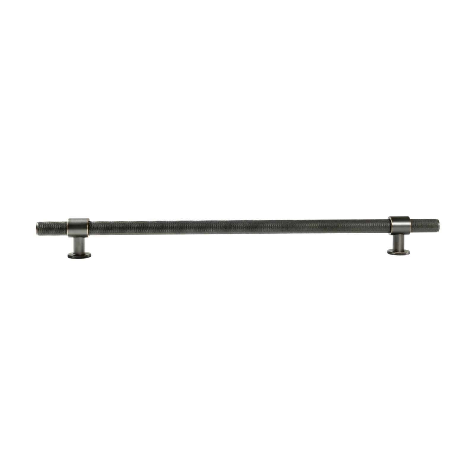 Front Momo Handles Belgravia Knurled Pull Handle Dark Bronze BLG320.DKB - The Blue Space