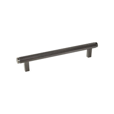 Side View Momo Handles Bellevue 160mm Knurled Bar Pull Handle Dark Bronze BVPKN160.DKB - The Blue Space