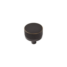 Momo Handles Bellevue 35mm Knurled Knob Dark Bronze BVKKN035.DKB - The Blue Space