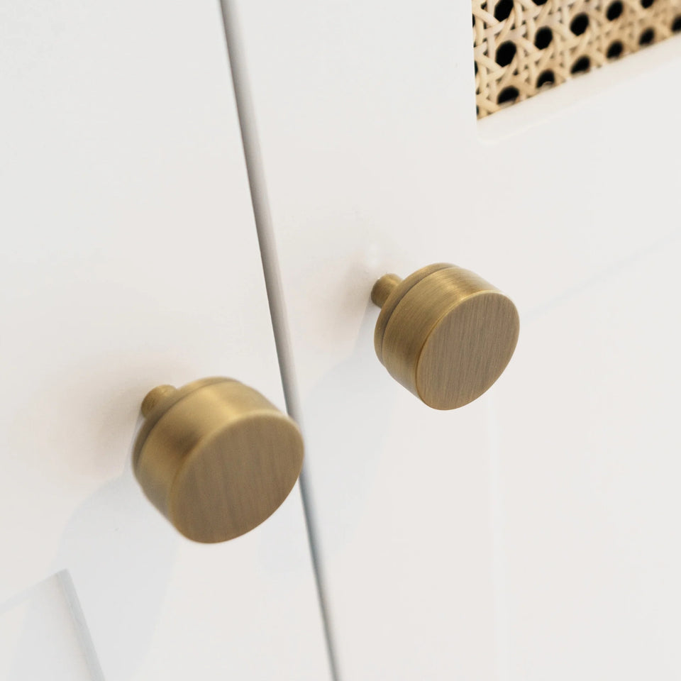 Momo Handles Bellevue Knob Dark Brushed Brass