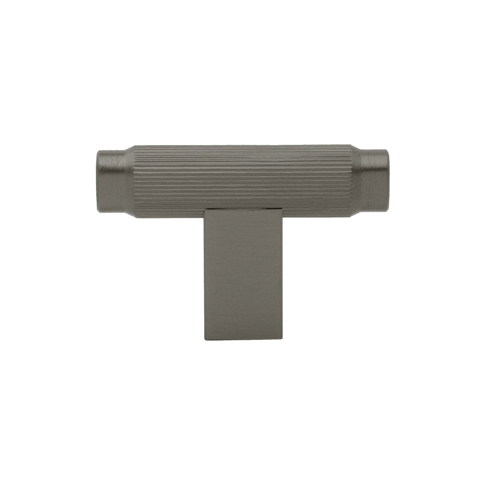 Momo Handles Brooklyn T Knob 55mm Black Titanium