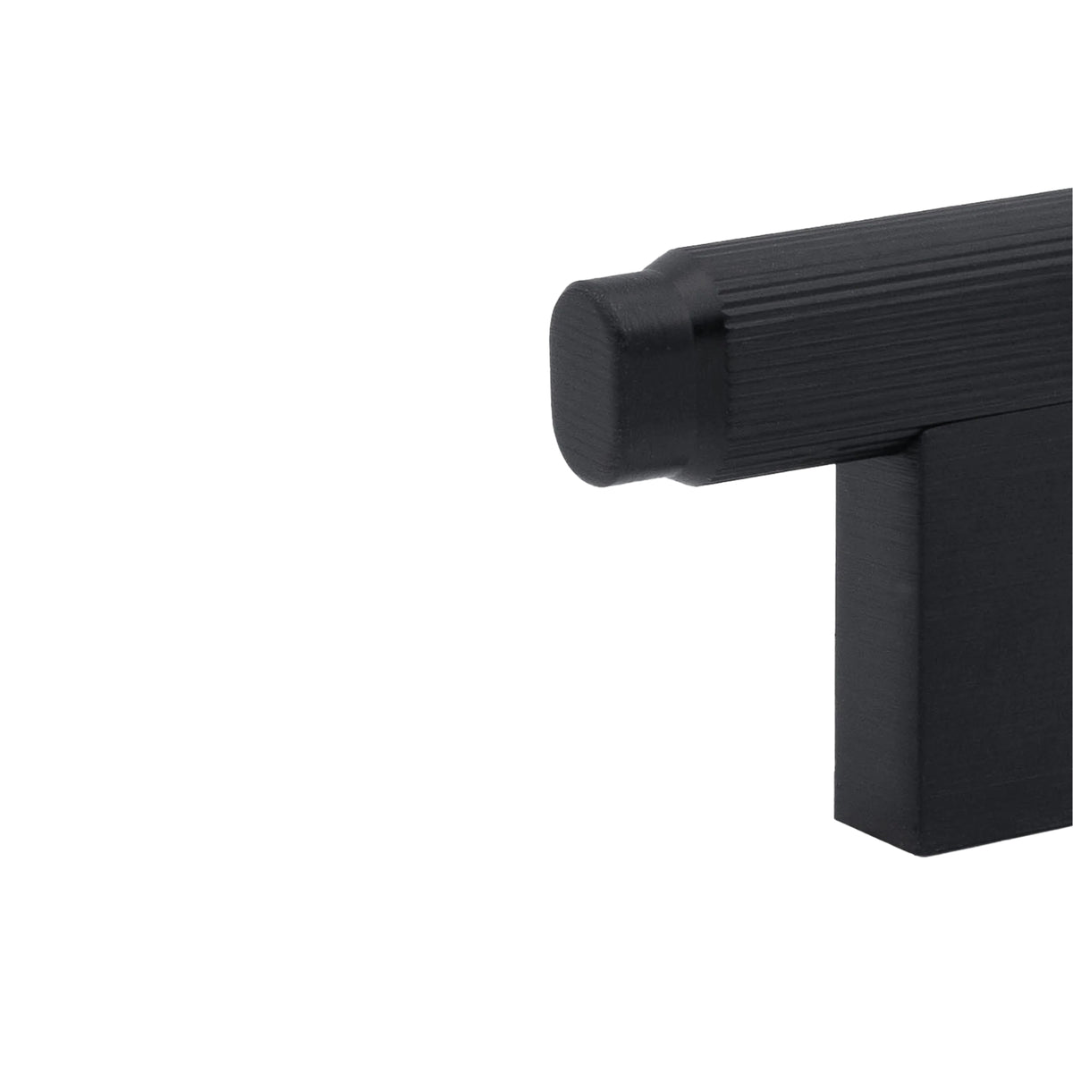 New Detail Momo Handles Brooklyn T Knob 55mm Brushed Black BKN0676.055.BBL