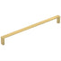 Side View Momo Handles Dallas D Handle Brushed Matt Brass FDH224.BMB - The Blue Space