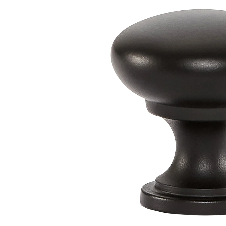 Momo Handles Florencia Plain Knob 29mm Matt Black