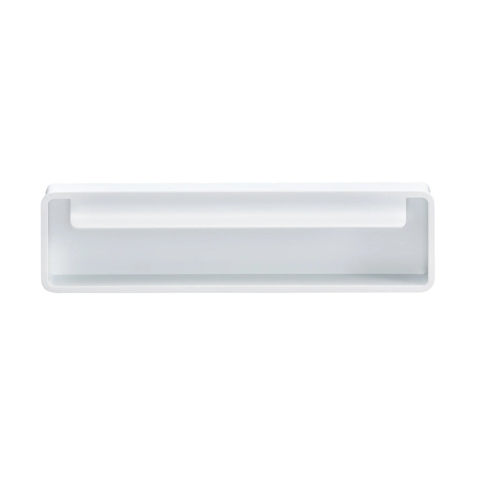 Momo Handles Fold Flush Pull Handle 128mm Matt White F0542.128.MWH - The Blue Space