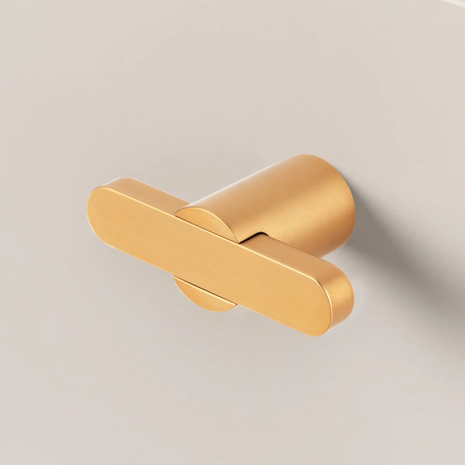 Momo Handles Fusion 58mm T Knob in Brushed Dark Brass FSN0627.058.BDB - The Blue Space