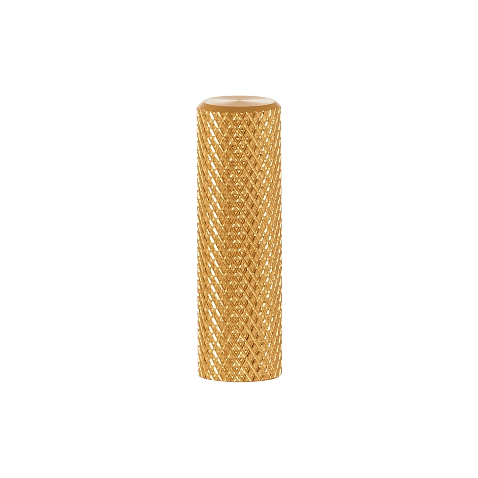 Details Momo Handles Graf Knurled Cylinder Knob 10mm Brushed Dark Brass G0430.010.BDB - The Blue Space