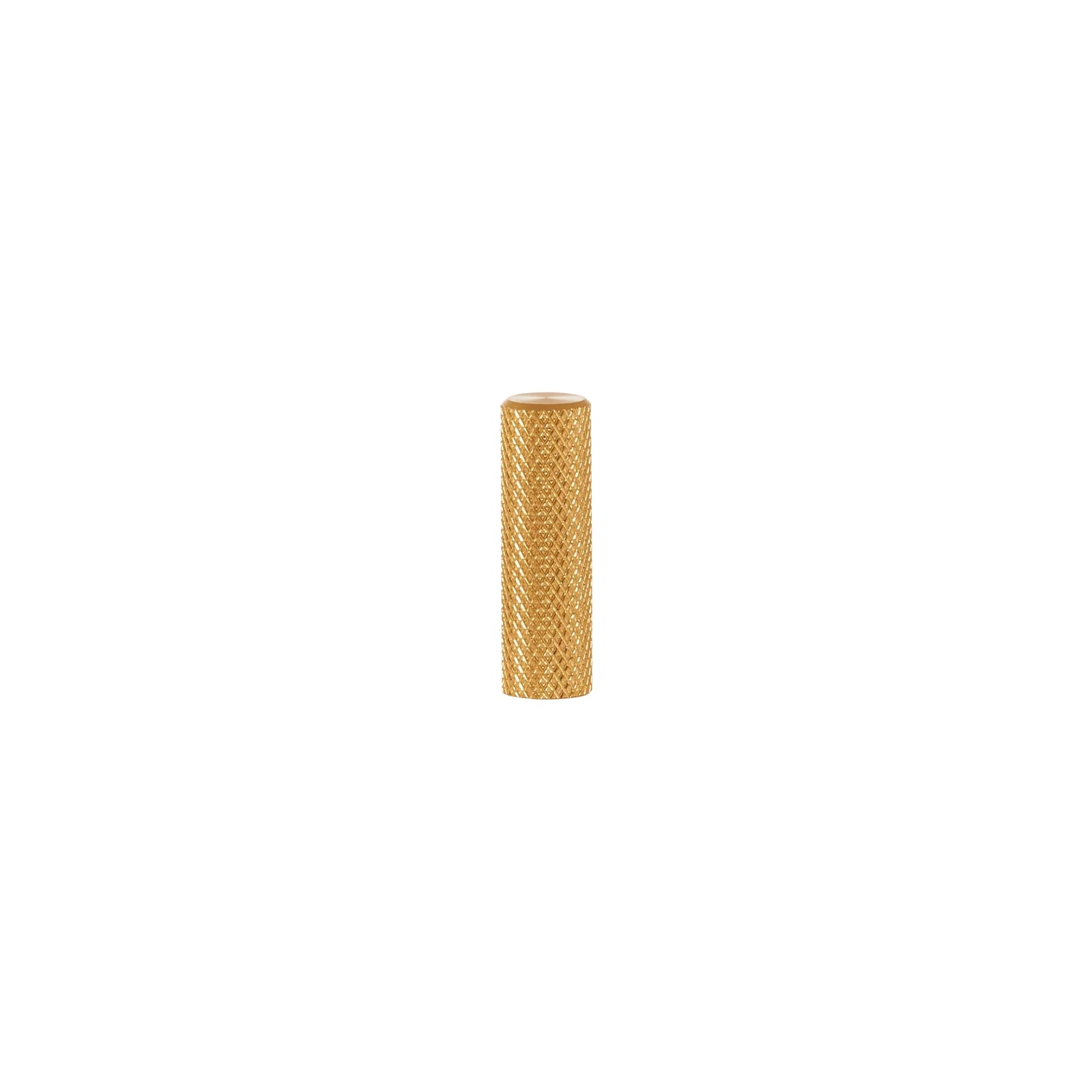 Side View Momo Handles Graf Knurled Cylinder Knob 10mm Brushed Dark Brass G0430.010.BDB - The Blue Space