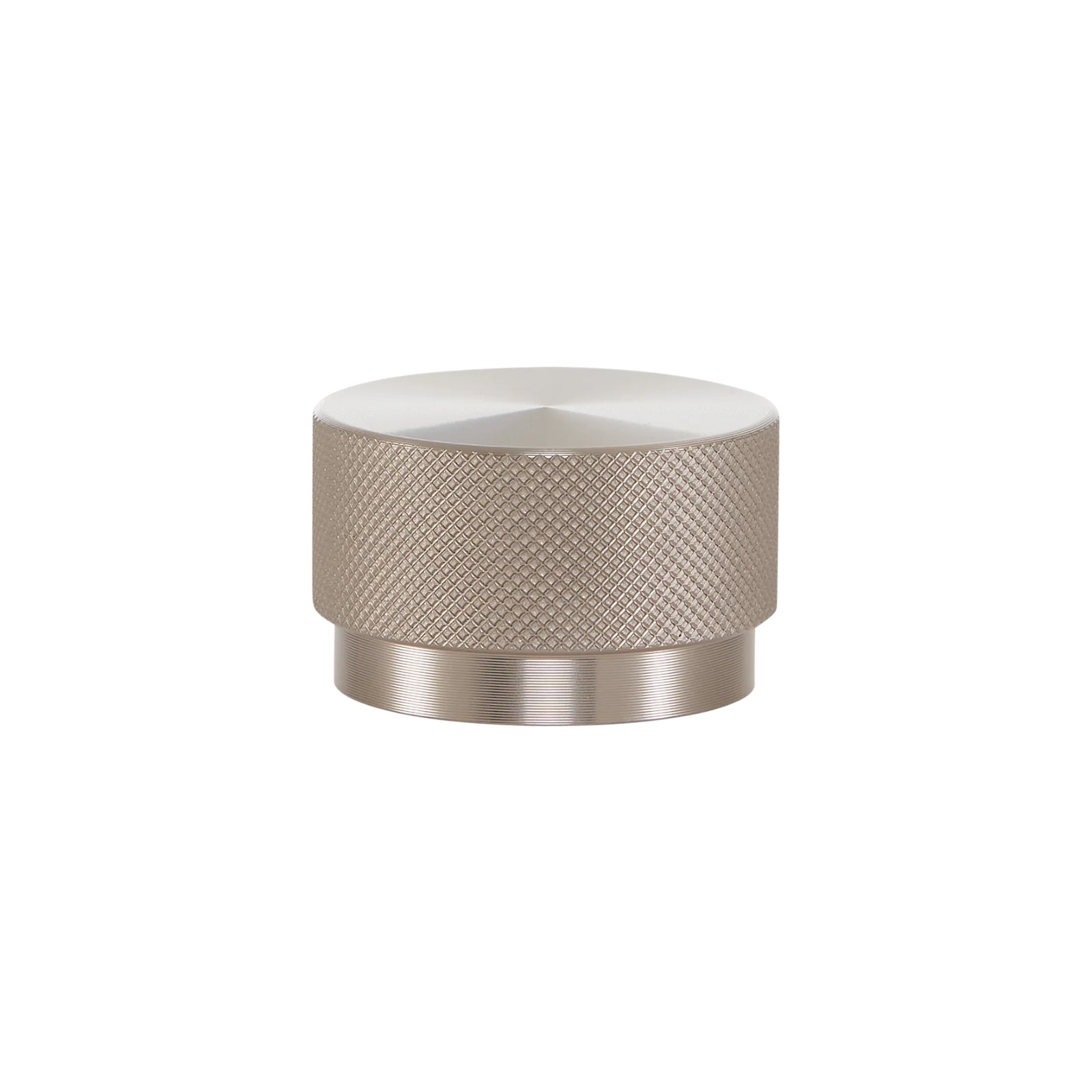 Side View Momo Handles Graf Round Knob Dull Brushed Nickel G0486.050.DBR - The Blue Space