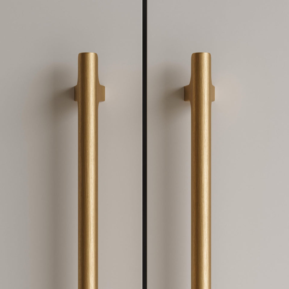 Momo Handles Hinoki Big Handle Brushed Dark Brass